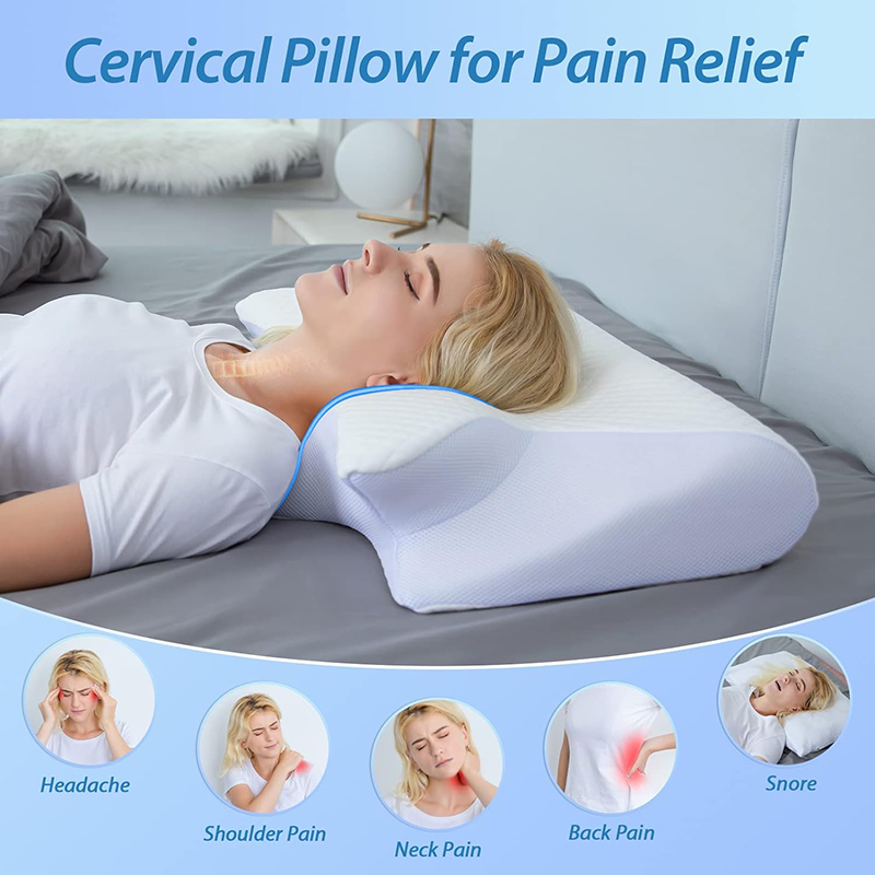 Anti Snore Contour Pillow - Nouvel Oreiller Cervical en Mousse à