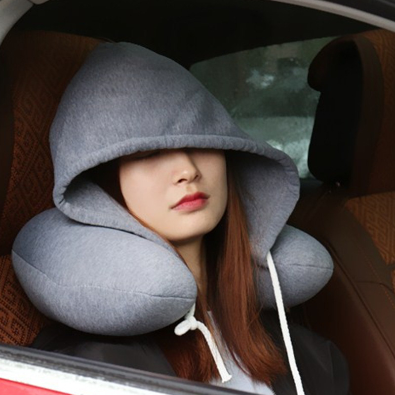 Anti Snore Contour Pillow - Oreillers de voyage à capuche en