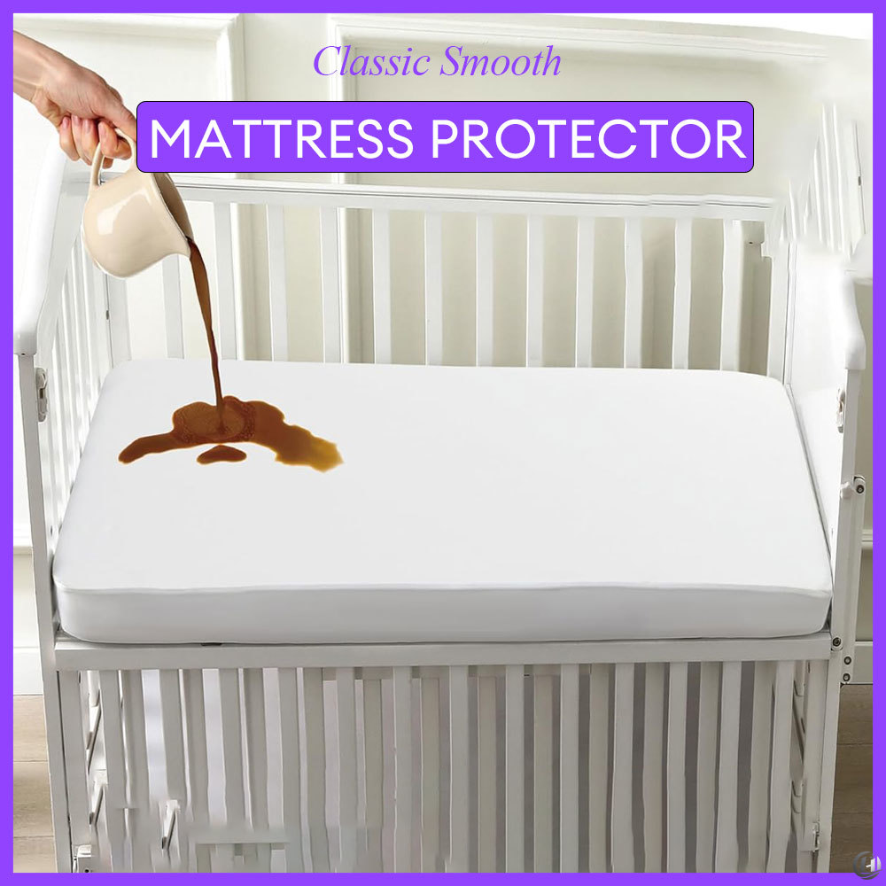 Waterproof Mattress Protector Breathable - 1 protège-matelas pour lit de bébé,