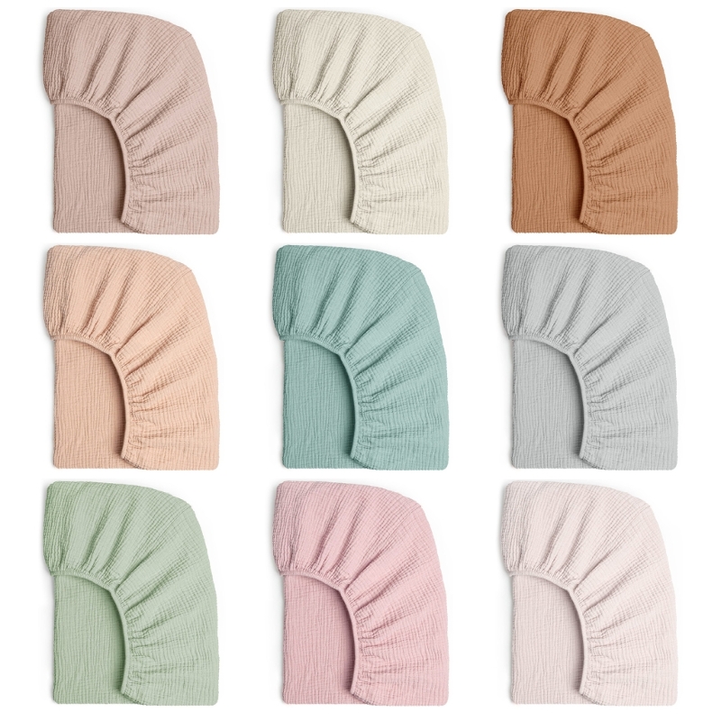 Muslin Cotton Bedspread - Drap-housse en mousseline de coton doux