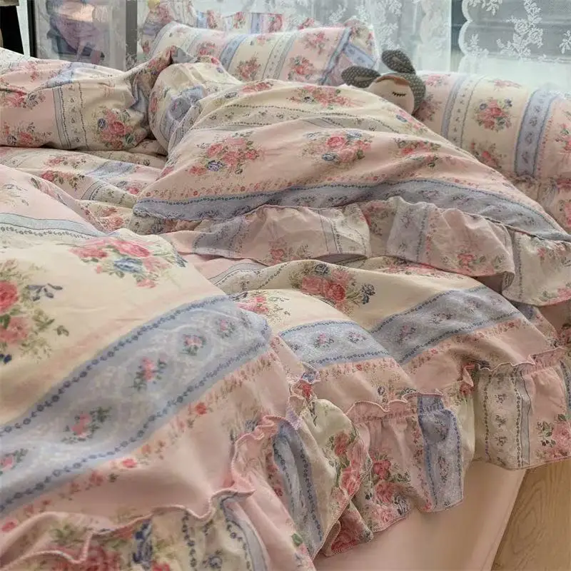 Aesthetic Floral Duvet Cover - Parure de lit princesse florale de