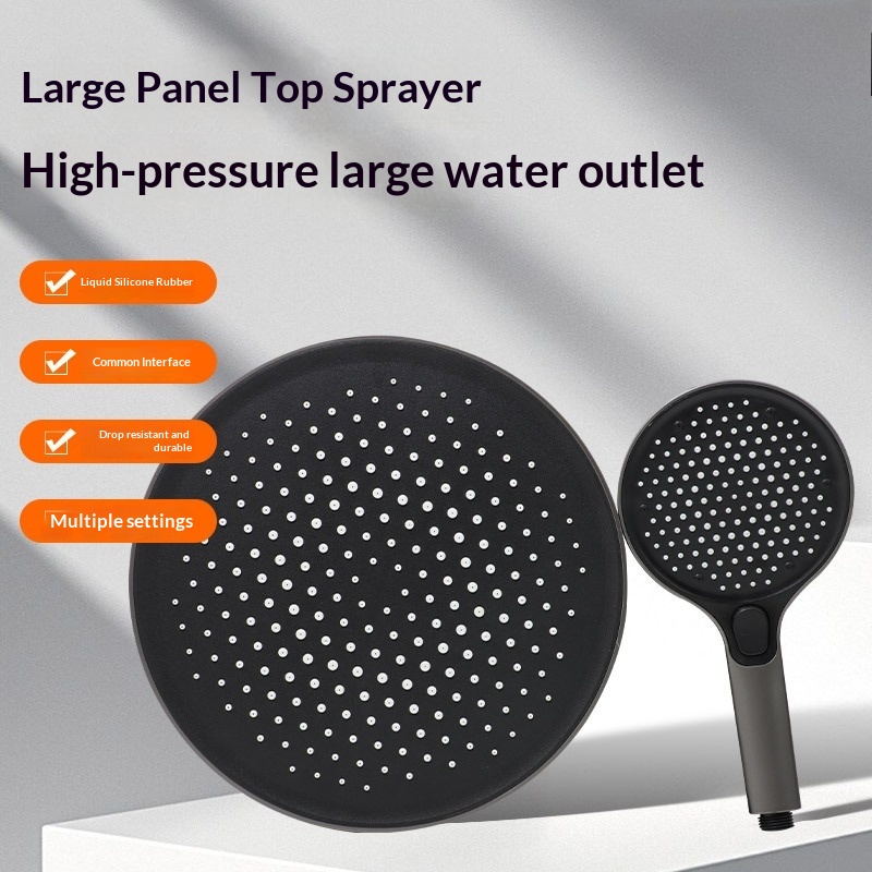 High Pressure Shower Head Handheld - Ensemble de douche à main haute