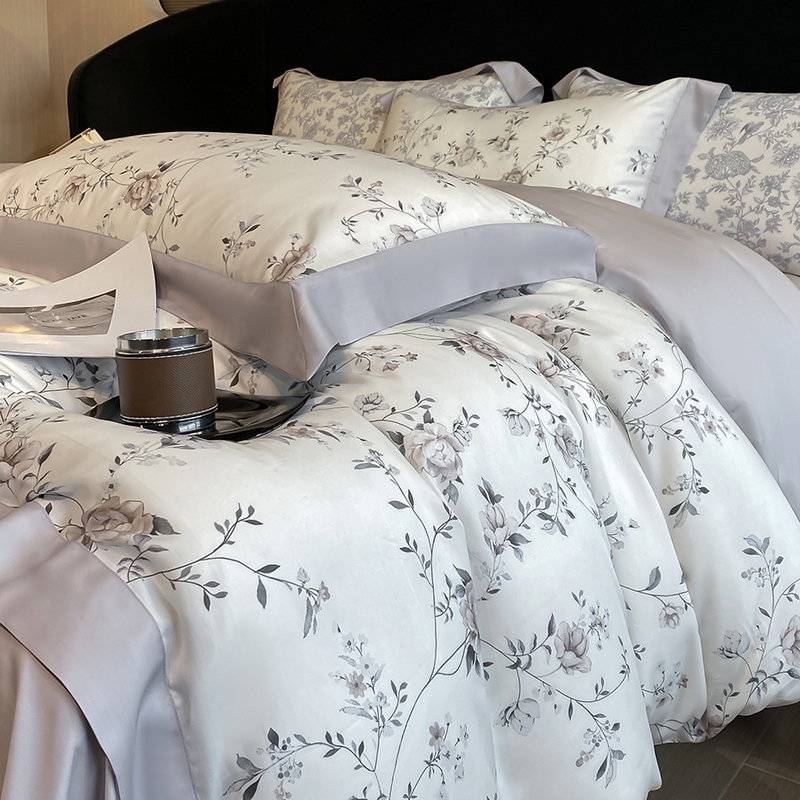 Aesthetic Floral Duvet Cover - Ensemble de literie de luxe à