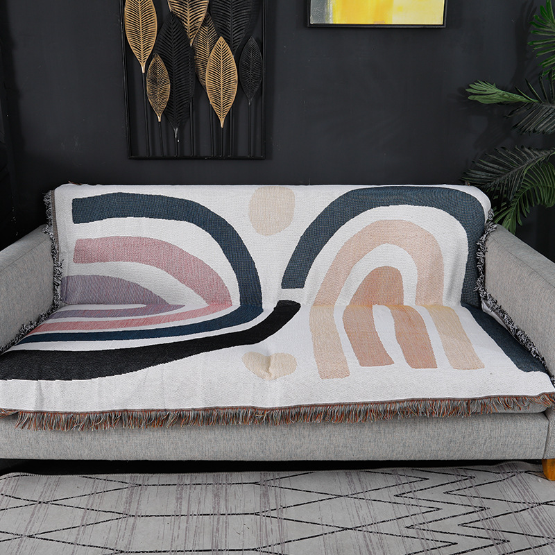Textile City Ins Optics Couver - Boho Throw Blanket Fringe avis et prix