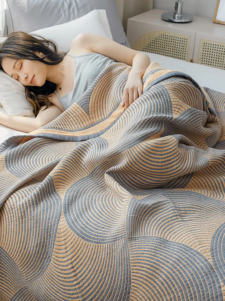 Couverture de lit double en co - Muslin Cotton Bedspread avis et prix