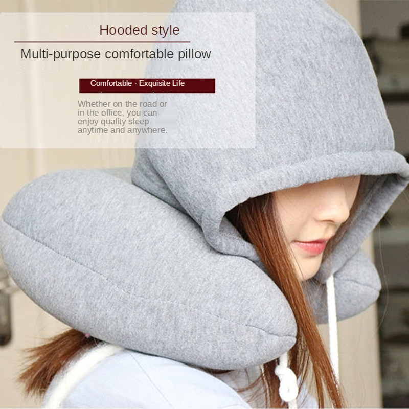 Oreillers de voyage à capuche  - Anti Snore Contour Pillow avis et prix