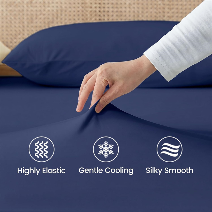 Drap-housse rafraîchissant, to - Fitted Bed Sheets Deep Pocket avis et prix