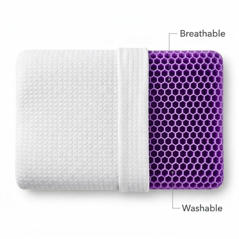 Oreiller respirant en TPE à pe - Anti Snore Contour Pillow avis et prix