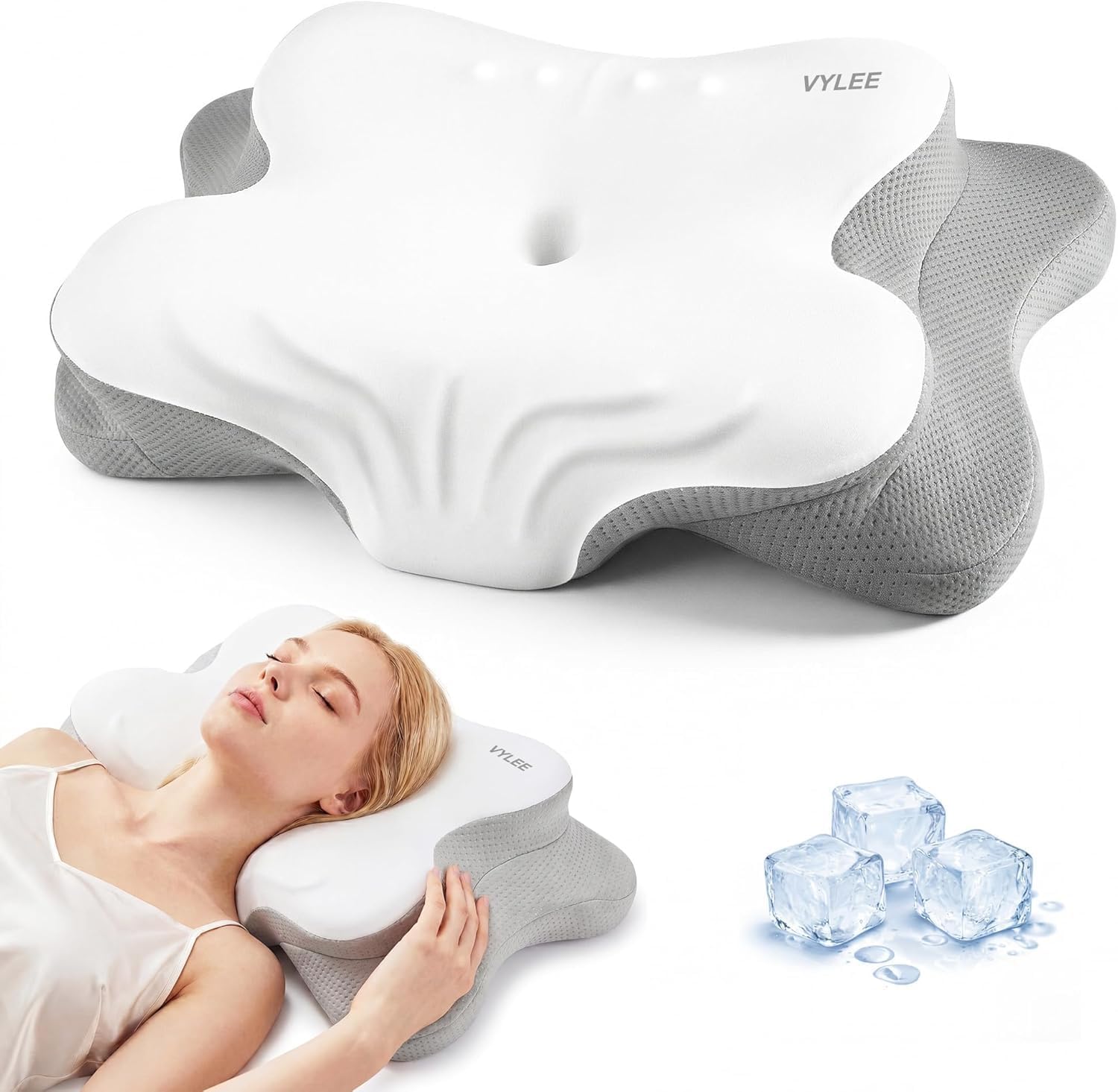 Oreiller cervical pour soulage - Memory Foam Orthopedic Pillow Neck Pain avis et prix
