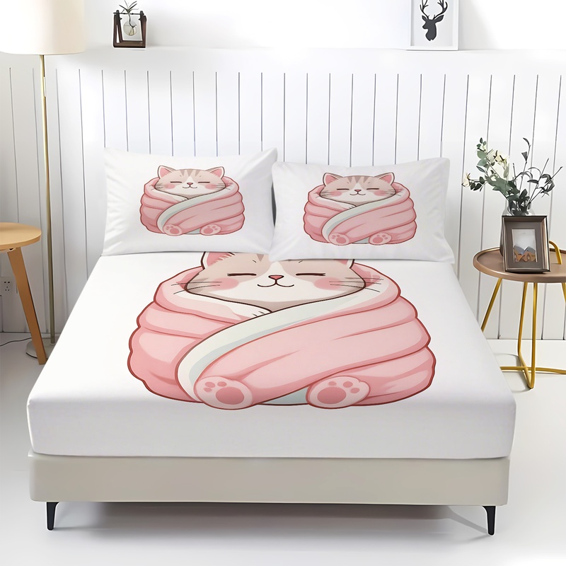 Parure de draps ajustés motif  - Fitted Bed Sheets Deep Pocket avis et prix