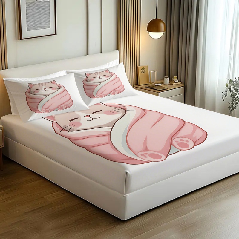 Parure de draps ajustés motif  - Fitted Bed Sheets Deep Pocket avis et prix
