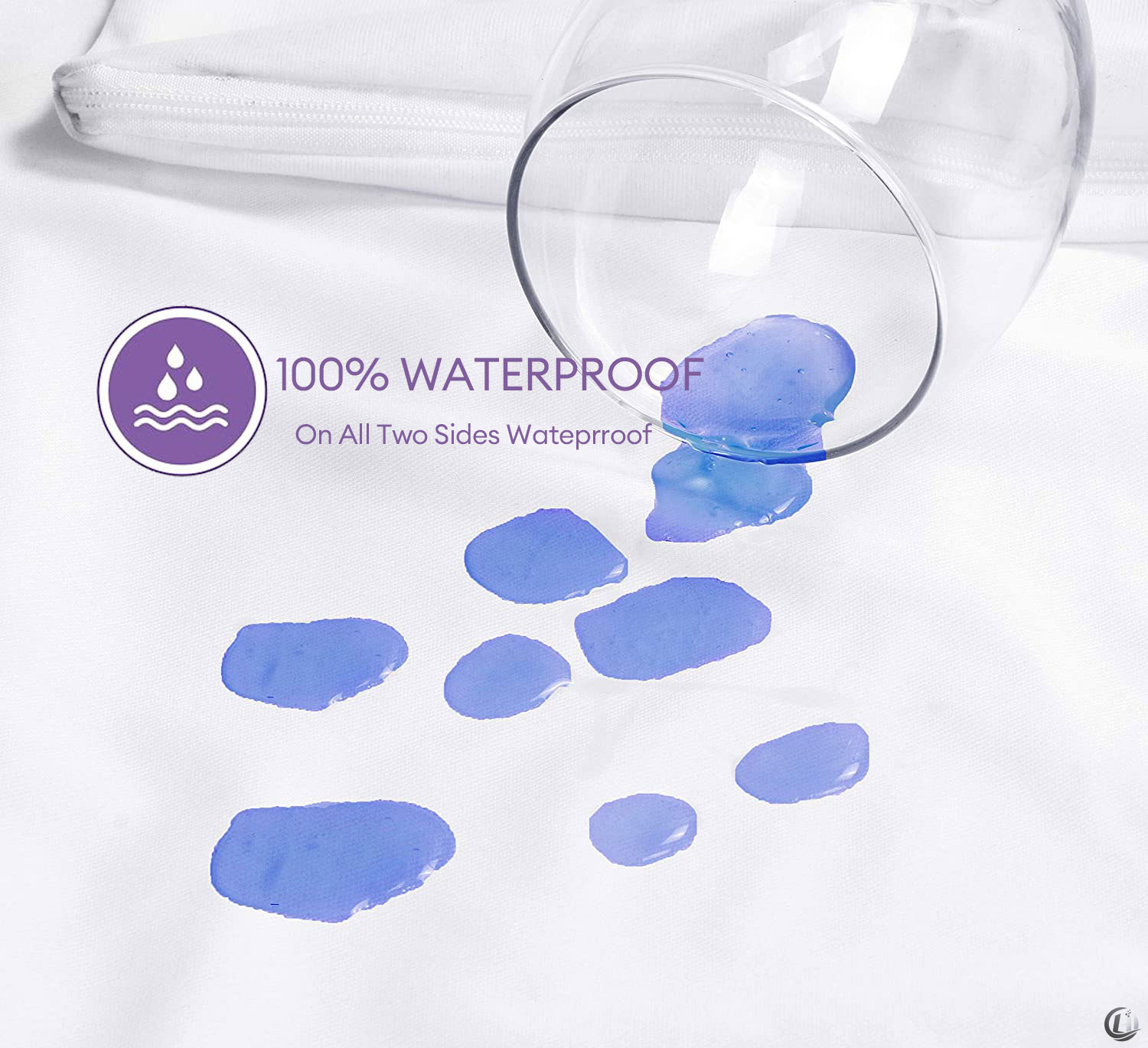 1 protège-matelas pour lit de  - Waterproof Mattress Protector Breathable avis et prix