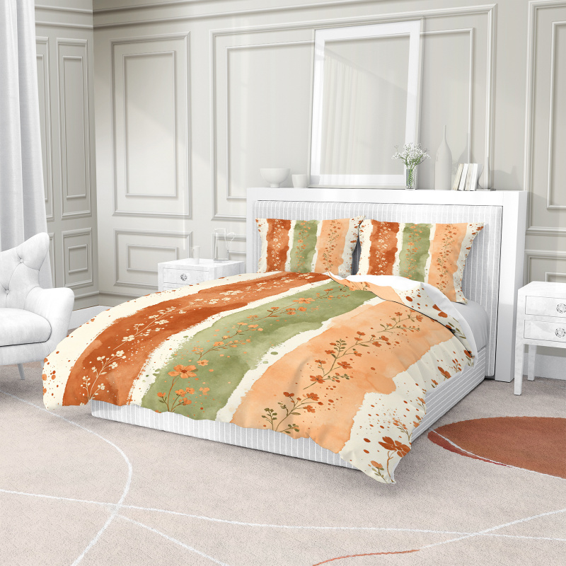 Housse de couette et ensemble  - Aesthetic Floral Duvet Cover avis et prix