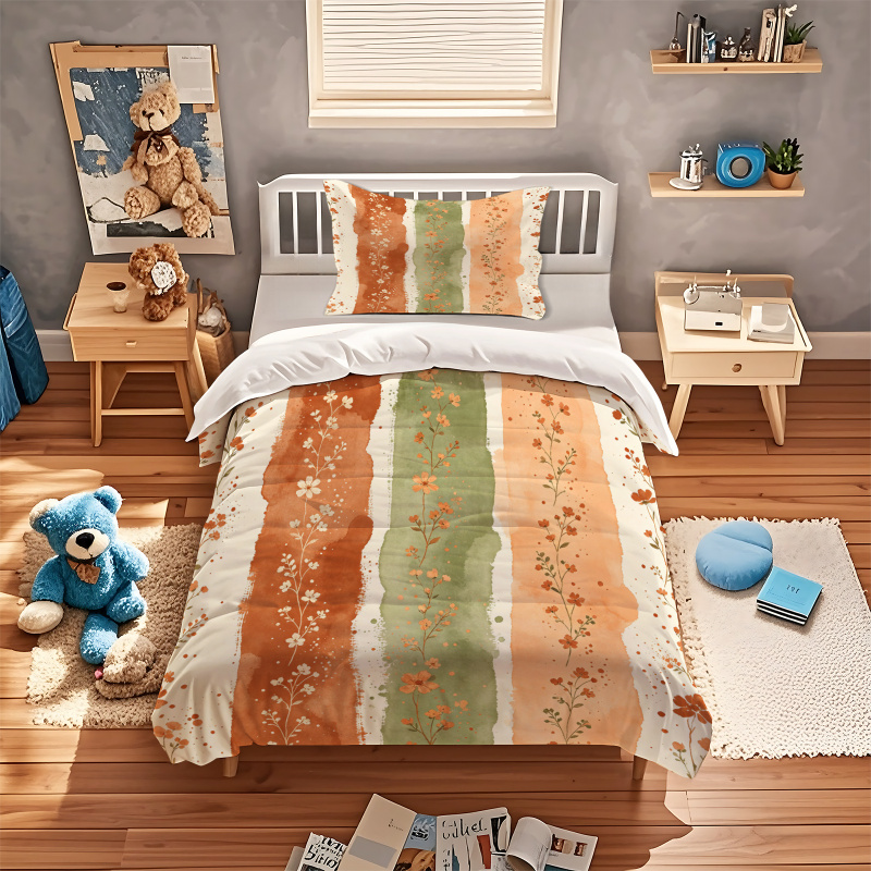 Housse de couette et ensemble  - Aesthetic Floral Duvet Cover avis et prix