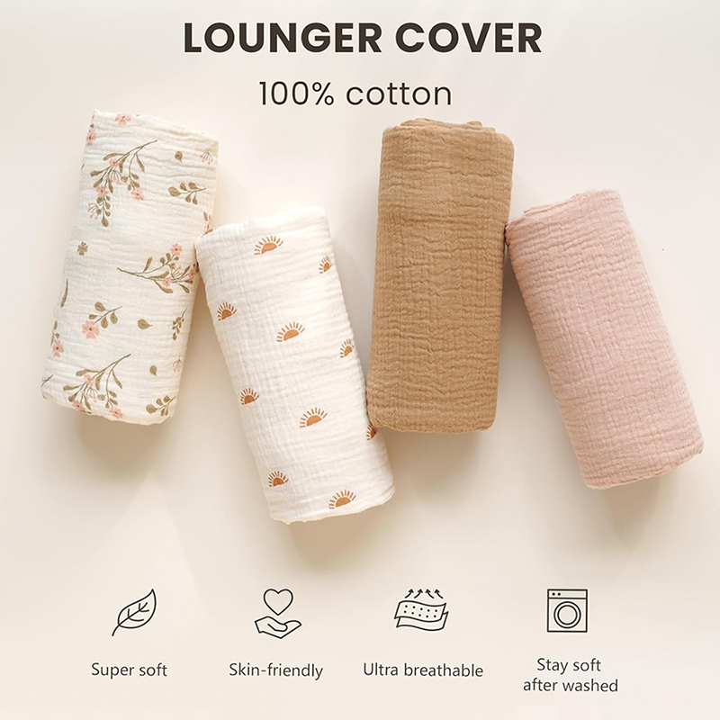 Housse de chaise longue en mou - Muslin Cotton Bedspread avis et prix