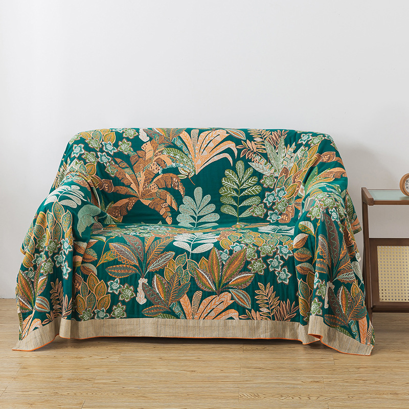 Couvre-lit en gaze de mousseli - Muslin Cotton Bedspread avis et prix