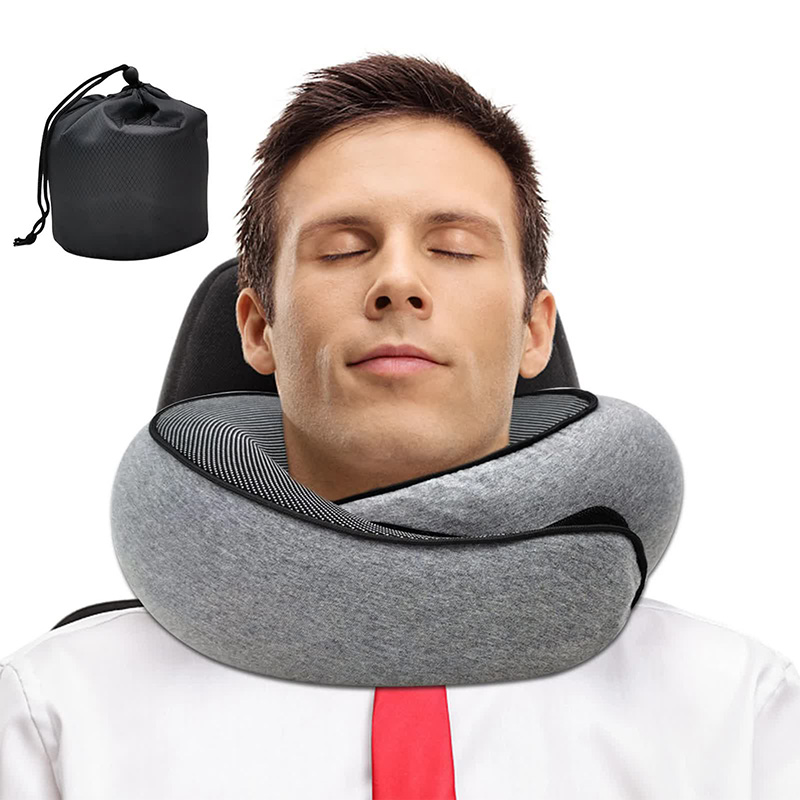 Oreiller de cou de voyage en m - Anti Snore Contour Pillow avis et prix