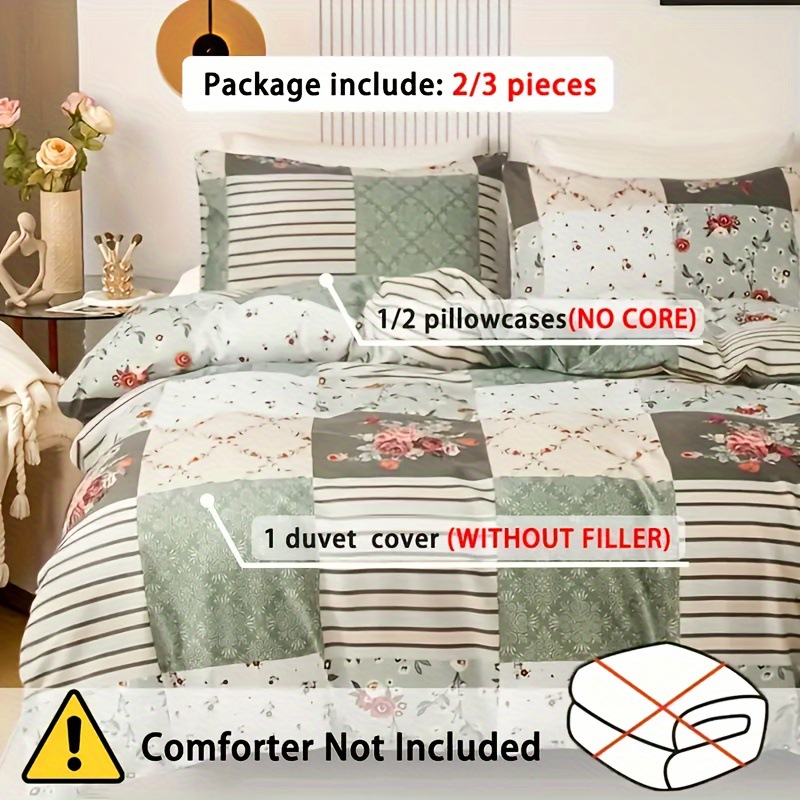 Ensemble de housse de couette  - Aesthetic Floral Duvet Cover avis et prix