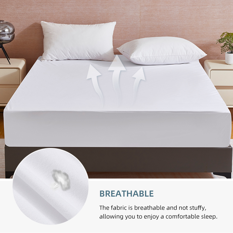 Protège-matelas imperméable Qu - Waterproof Mattress Protector Breathable avis et prix
