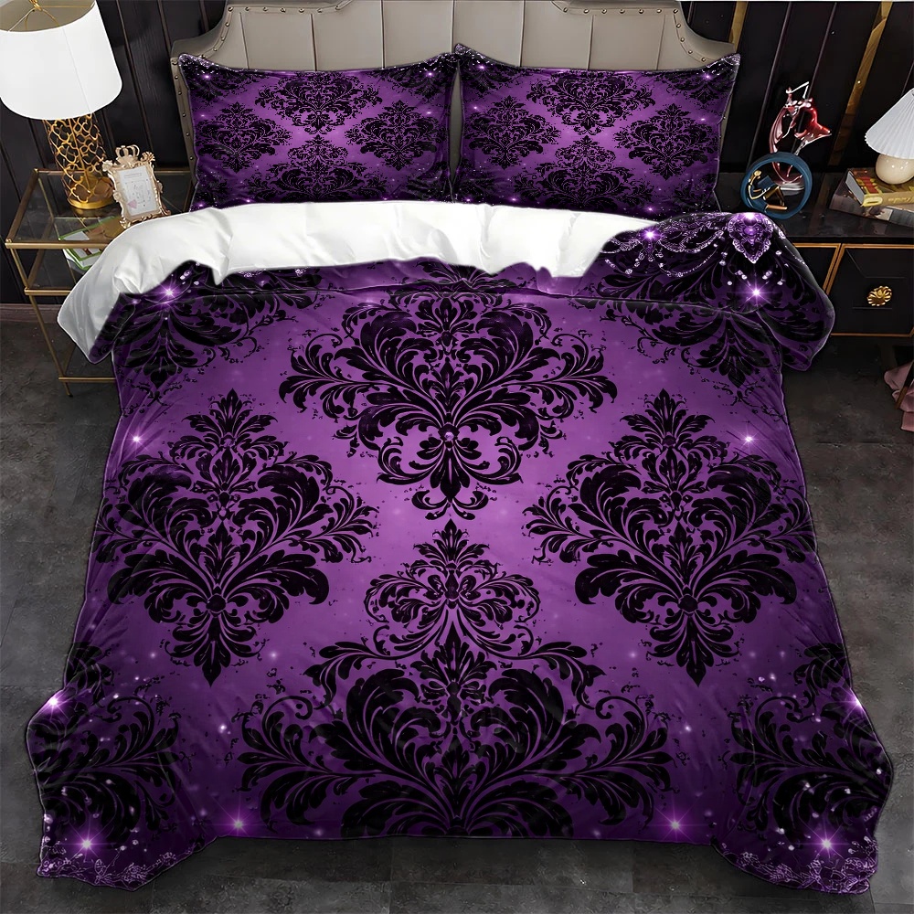 Parure de lit florale de luxe  - Duvet Cover Sets With Zipper avis et prix