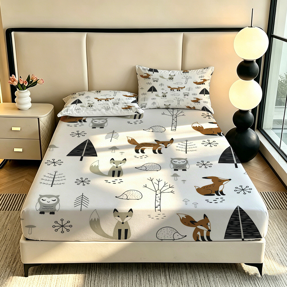 Ensemble de 3 pièces de draps- - Fitted Bed Sheets Deep Pocket avis et prix