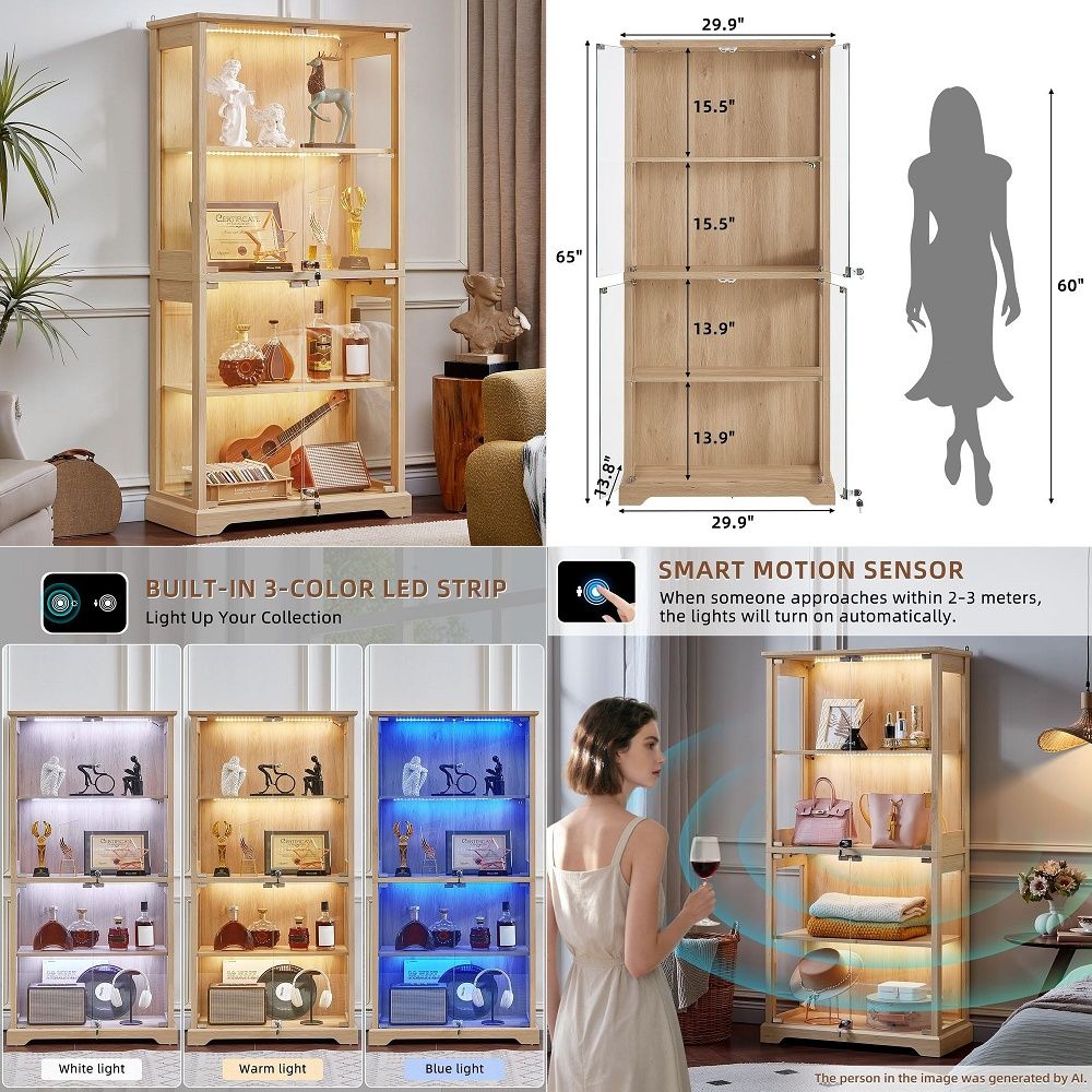 Vitrine en verre style farmhou - Lighting avis et prix