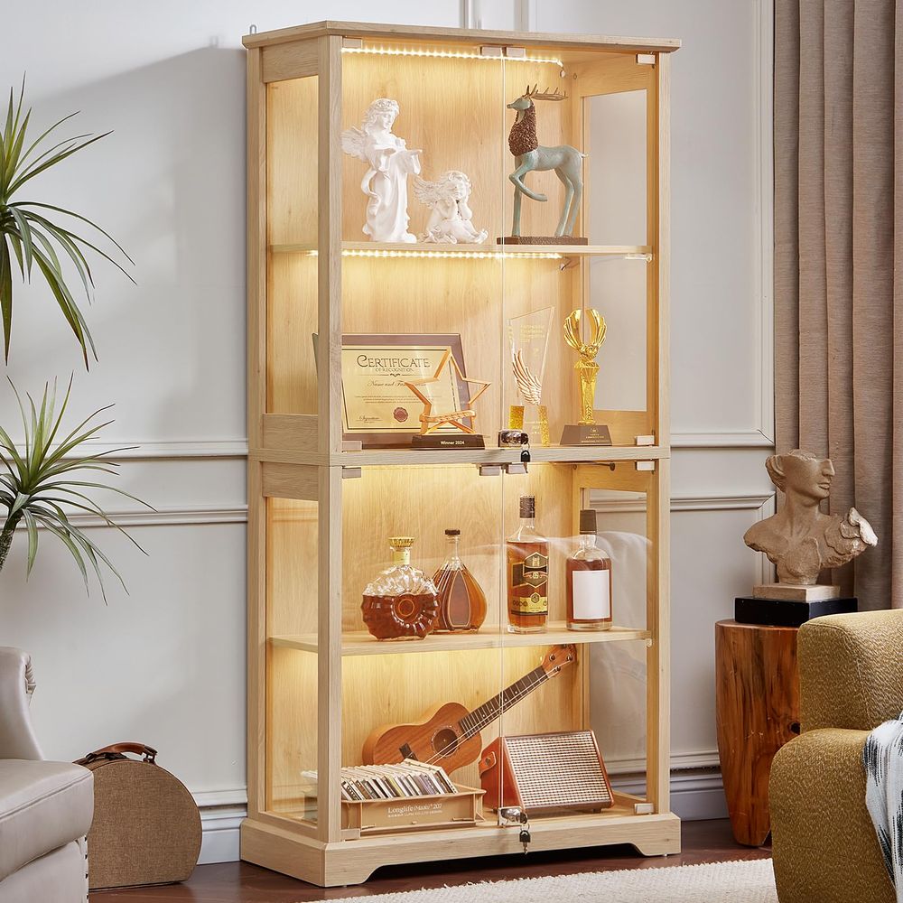 Vitrine en verre style farmhou - Lighting avis et prix
