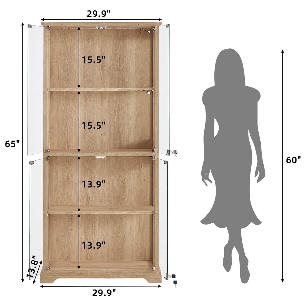 Vitrine en verre style farmhou - Lighting avis et prix